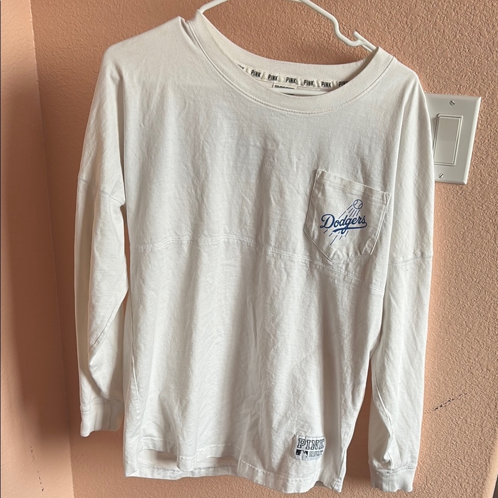 Dodgers Victoria’s Secret Pink MLB collection crew neck
